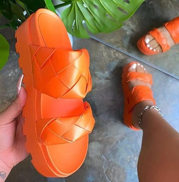 

dress shoes women high heel sandals wedge platform slippers fashion casual flip flops summer arrival 2021, Black