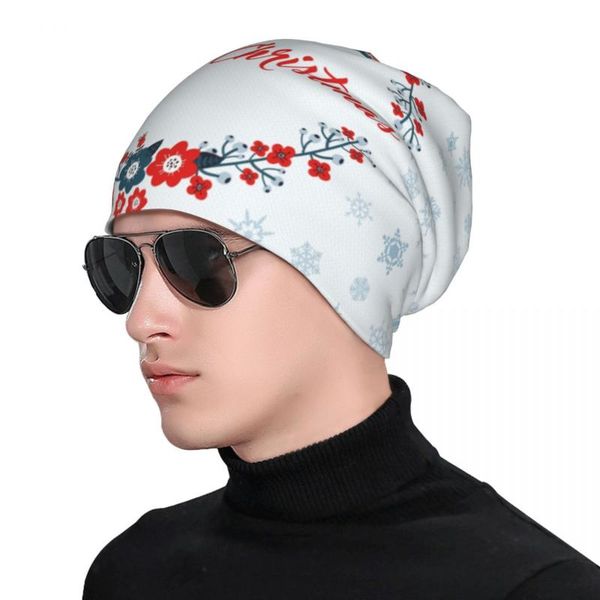 

beanies merry christmas greeting celebration mans woman knit hat