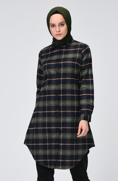 

women's blouses & shirts minahill khaki tunic 6397-04, White