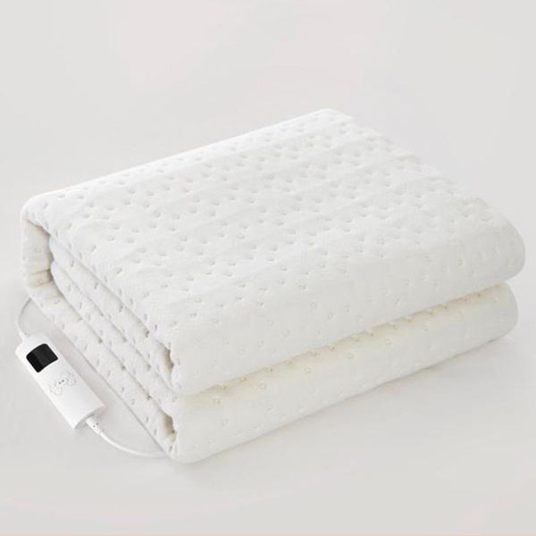 

blankets smart electric blanket single double heated controller bed warmer heating thermal manta electrica room decoration ah50eb
