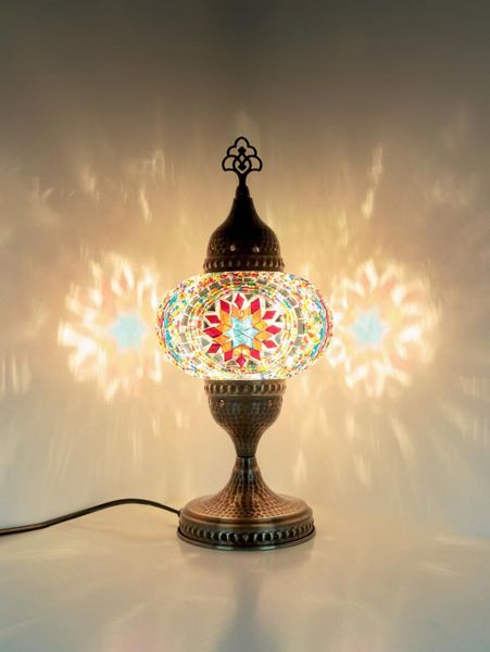 

turkish mosaic table lamp floor more then 20 colors