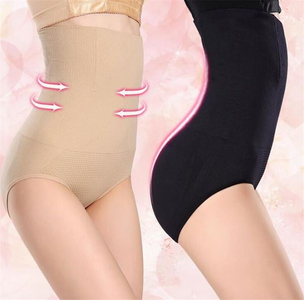 

women's shapers 1pcs women high waist body shaper panties slimming pants shapewear girdle underwear trainer control, Black;white