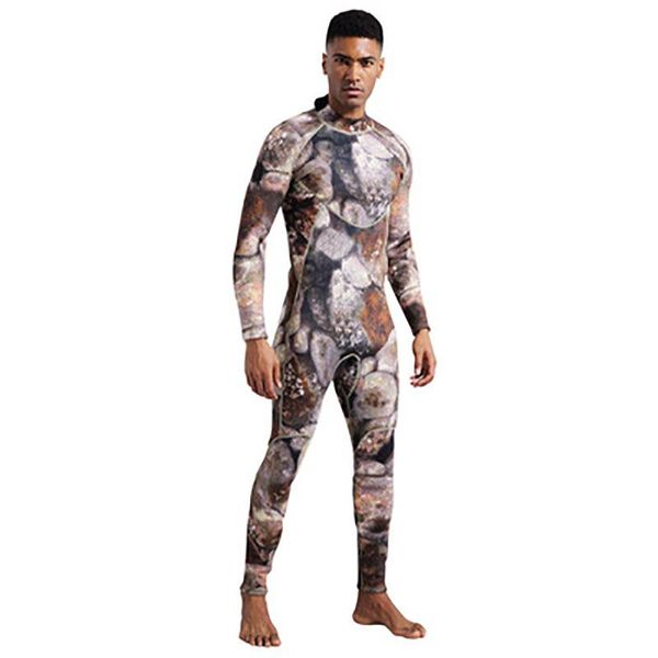 

swim wear hunting camouflage male diving suit 3mm thick warm split surfing outdoor wading activities