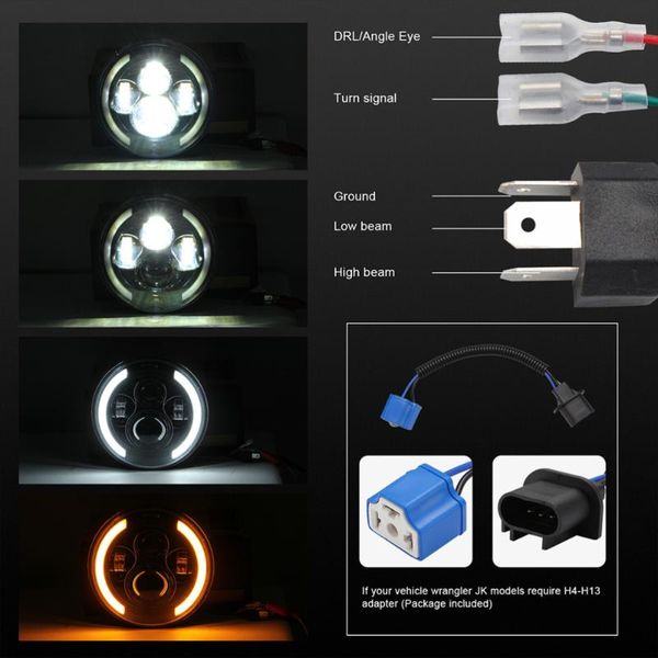 

working light 1pc highlight motorcycle headlights for car offroad