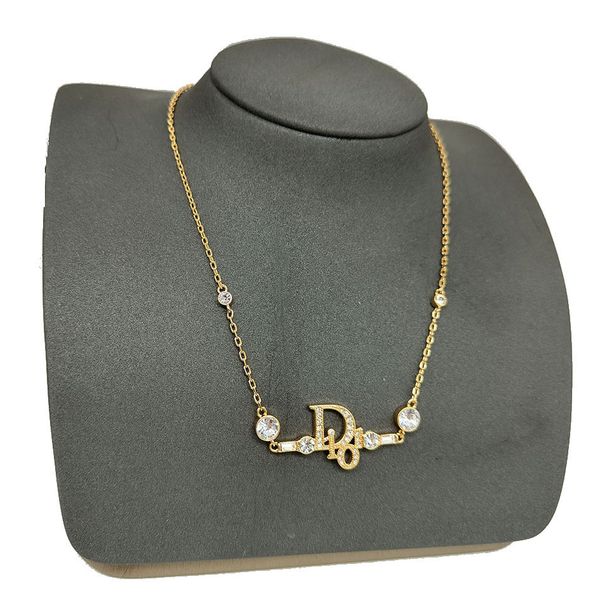 

70% off luxury jewelry dijia necklace simple love letter fashion women's small clear jewelry factory, Silver