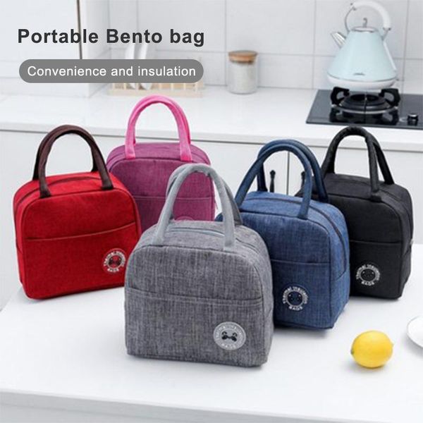 

storage bags fresh cooler bag waterproof zipper thermal oxford lunch for women convenient box tote outdoor picnic
