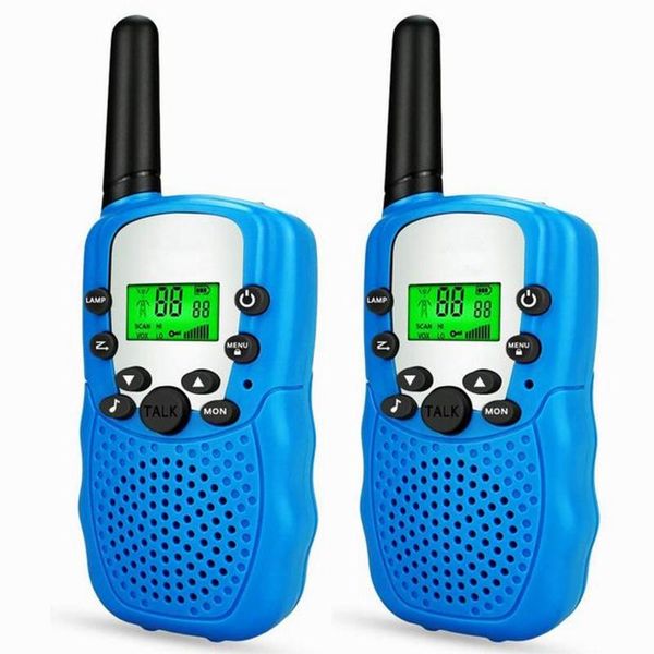 

walkie talkie portable 2pcs mini kids radio station t388 0.5w pmr pmr446 frs uhf universal communicator for gift child