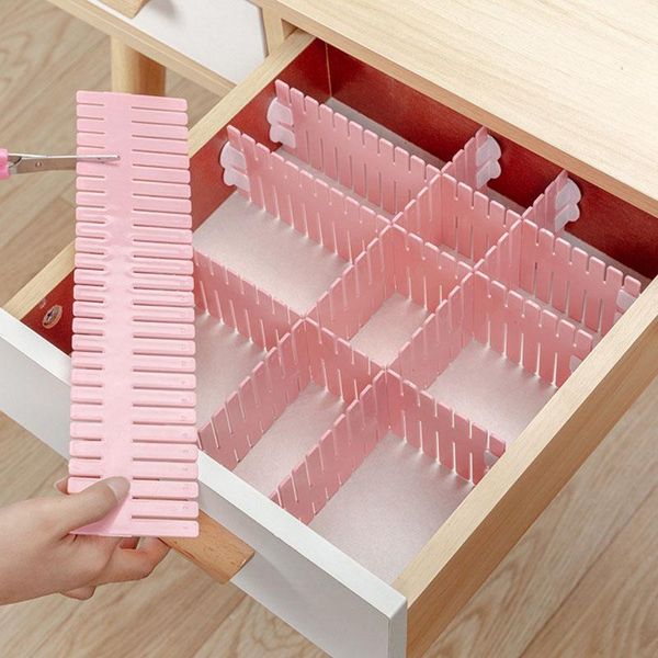 

storage drawers diy adjustable plastic partition board drawer divider combination space-saving division organizer