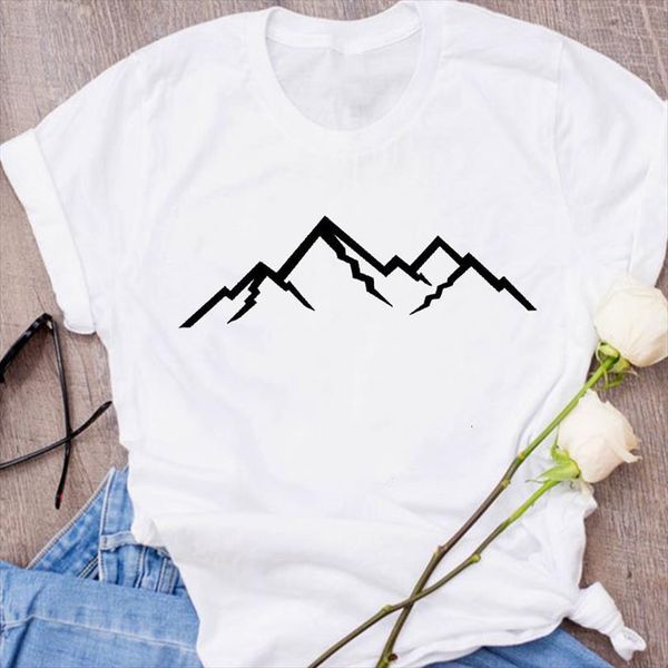 

men graphic simple mountain mens t shirt fashion tumblr 90s short sleeve print clothes tees female, White;black