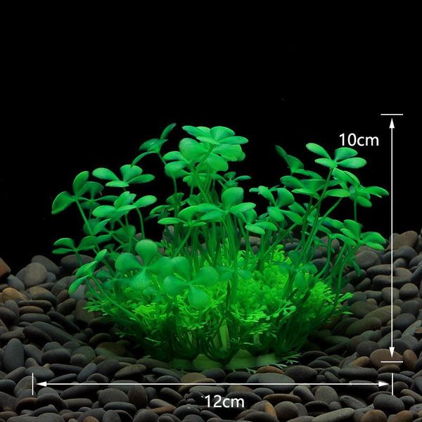 

decorations 2pcs aquarium artificial plants decoration fish tank landscape plastic simulation water plant landscaping accessories