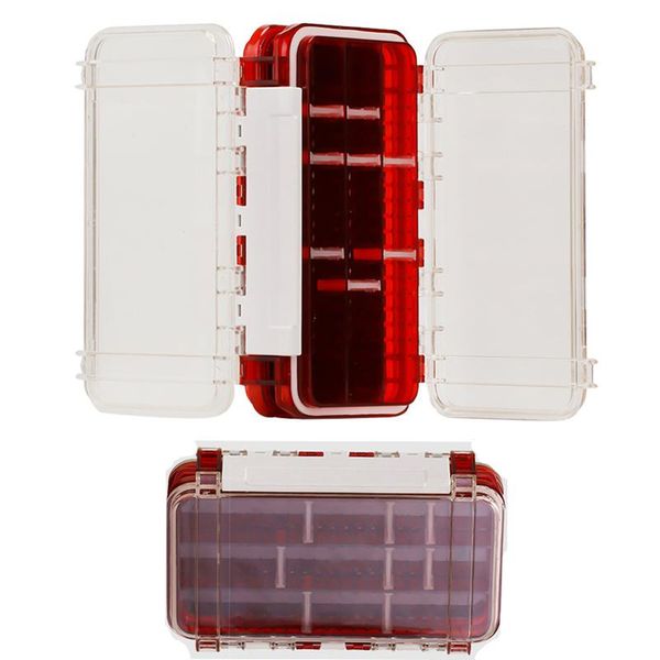 

fishing accessories tool box lures waterproof multifunction double-sided big portable storage organizer case x850b