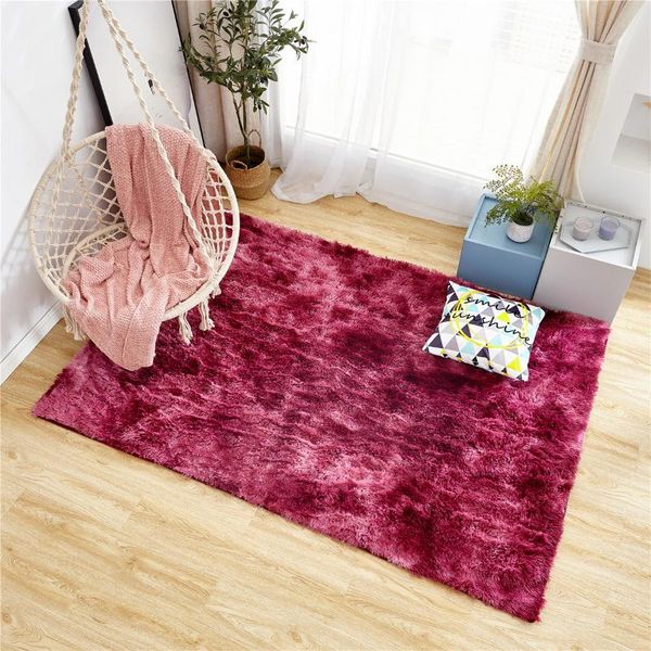 

carpets nordic living room carpet coffee table mat modern minimalist plush thickening bedroom rug encryption tie dyed