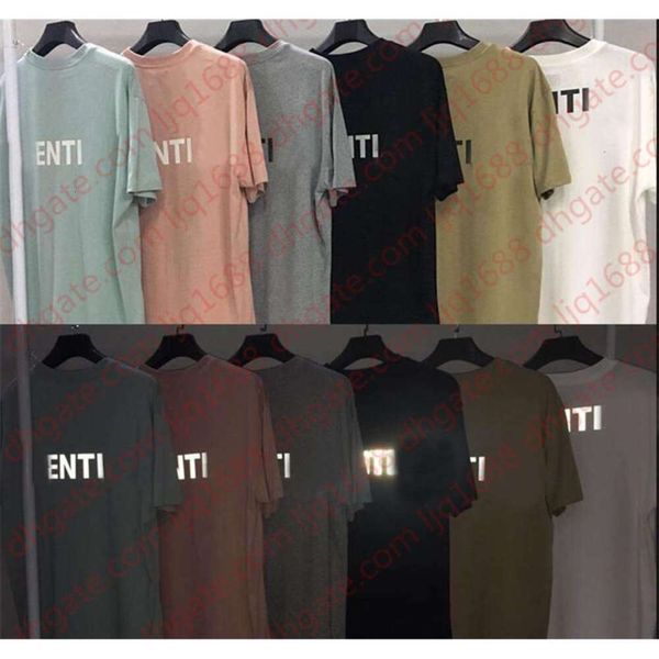 

2021 new 3m reflective oversize tee cotton t-shirts for men women casual t shirt hip hop tshirts skateboard streetwear tee, White;black