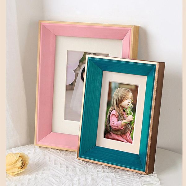 

frames 5/6/7/8/10inch a4 plastic po frame for home decoration wall black white pink green gray art poster pictures