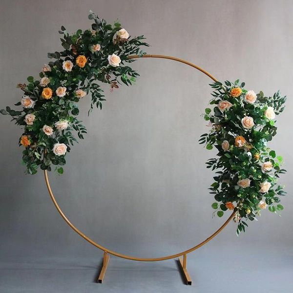 

party decoration wedding props round frame arch background rings site layout arches