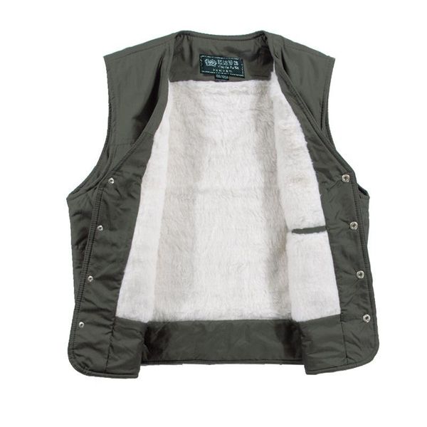 

men's vests mens jacket sleeveless winter fashion casual coats brand cotton-padded vest men thickening waistcoat, Black;white