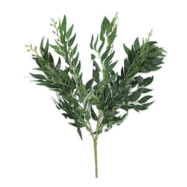

foliage fake leaf home party plants silk wedding wreath 53cm artificial