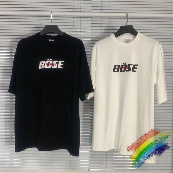 

2021 new bordado tipo vetements camiseta masculina feminino 1:1 alta qualidade streetwear algodo vtm t hip hop oversize r7hm, White;black