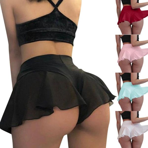 

yoga outfit 2021 breathable quick-dry women sports tennis skirt shorts fitness badminton underwear short high waist