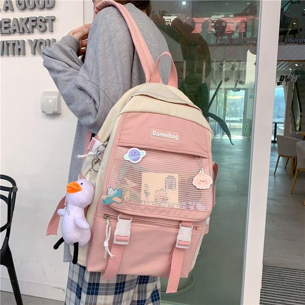 

backpack joypessie women fashion kawaii girls bookbag waterproof student school bag for teenager travel rucksack femal mochila