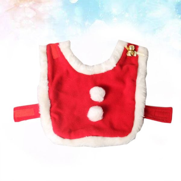 

cat costumes pet dog cloak christmas warm winter clothes red bells costume for size