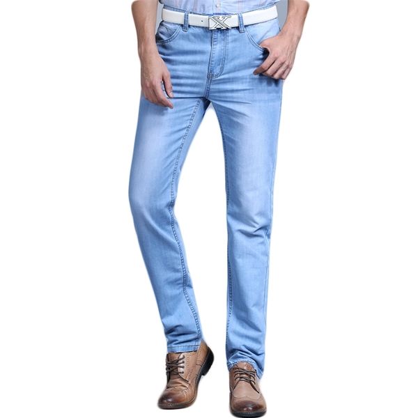 

spring summer jeans utr thin men's fashion menpants clothes brand 210716, Blue