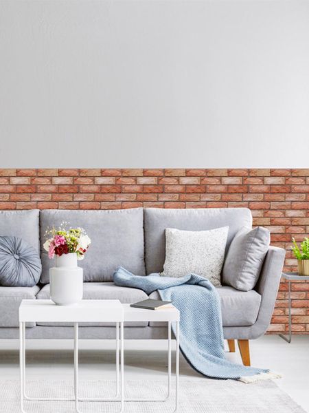 

wallpapers 5pcs 30*30cm brick 3d three-dimensional wall sticker wallpaper self-adhesive waterproof for home decor