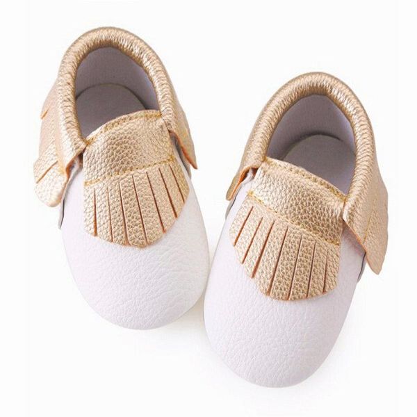

first walkers baby shoes born boys sneaker girls tassel kids toddlers pu leather soft soles sneakers 0-18 months