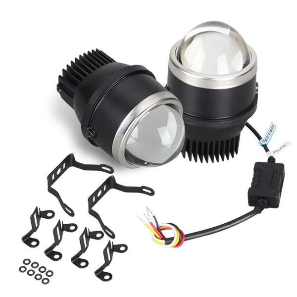 

other lighting system lenticular bi led fog light3.0 2.5 inch lens spot lights lenses for car tuning universal 3000k 4800k 5800k light acces