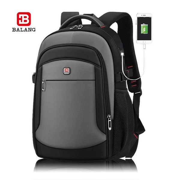 

two-shoulder bag trend men's bag high school student multi-functional computer leisure fashion backpack back pack