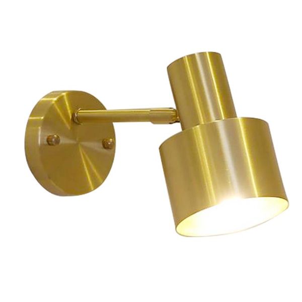 

wall lamp sanmusion bedside headboard reading book lamps copper e27 lighting bulbs for bedroom study living room 2pcs/lot
