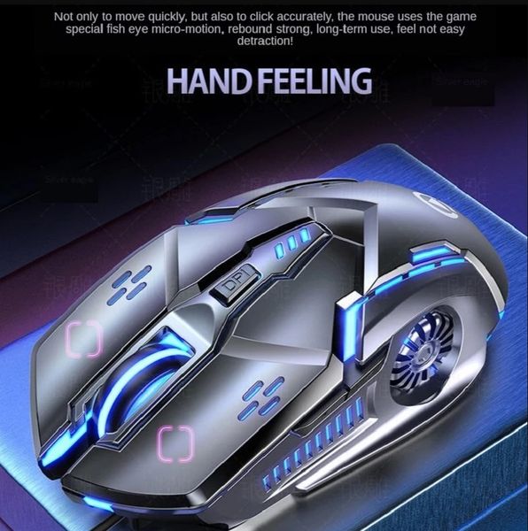 

machinery gaming mouse cable computer game mice desklapsilver eagle g5 universal silent mute the mouse for pc gamer