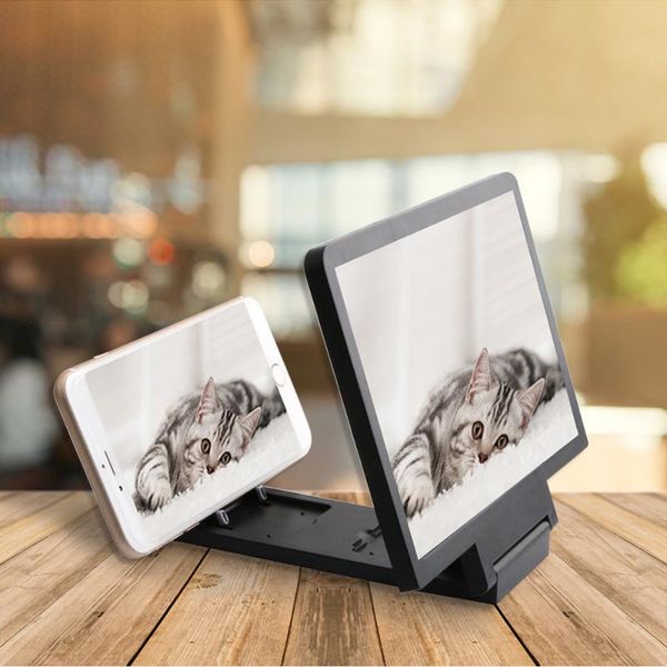 

cell phone mounts & holders mobile screen magnifier video stereoscopic amplifying deskfoldable bracket tablet holder stand