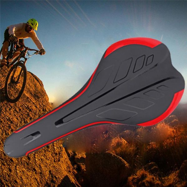 

bike saddles bolany saddle mtb mountain road seat pu leather gel filled cycling cushion comfortable shockproof bicycle