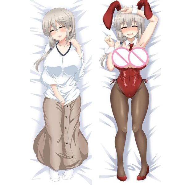 

pillow case anime uzaki-chan wa asobitai tsuki uzaki dakimakura hugging body throw cushion cover