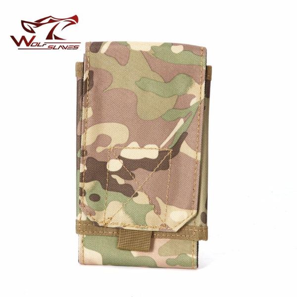 Coisas Sacos Tactical Bag Molle Bolle Ao Ar Livre Telemóvel Bolso Caixilharia Caixa de Caixa Portátil Caminhada Cintura Cintura Gancho Loop