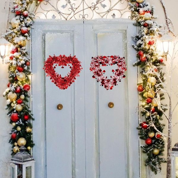 

valentine's day artificial flower garland hanging door valentine's day garland wedding window decoration wall mount