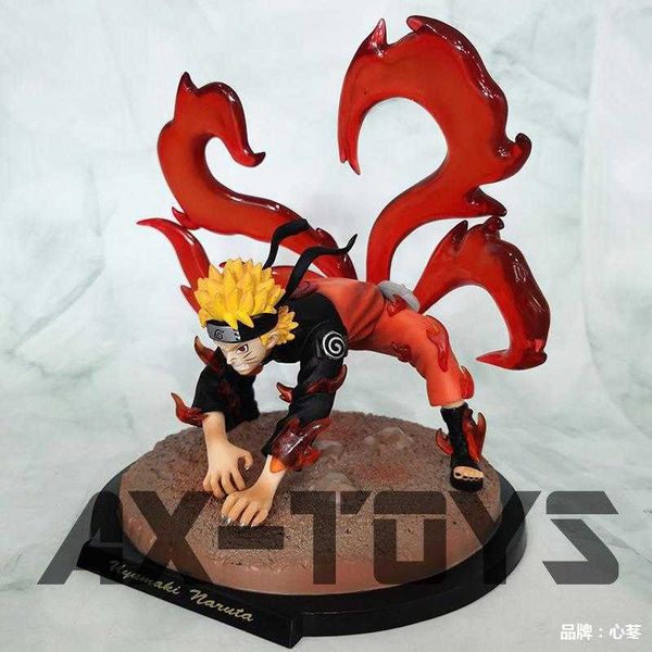 

anime hand run gk nine tail fox naruto fairy model ornament