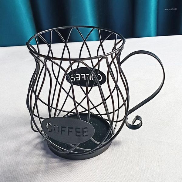 

storage bottles & jars universal coffee basket cup vintage pod organizer holder black for home cafe el