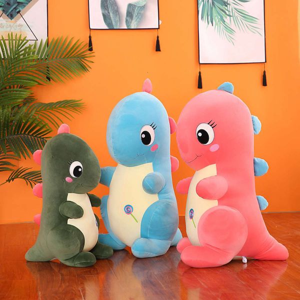 

station dinosaur doll plush toys cute children's gift, Blue