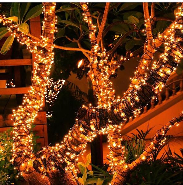 

solar lamps lamp christmas lights 8 modes xmas outdoor led string 52m decoracion fairy garlands holiday lighting tree garden