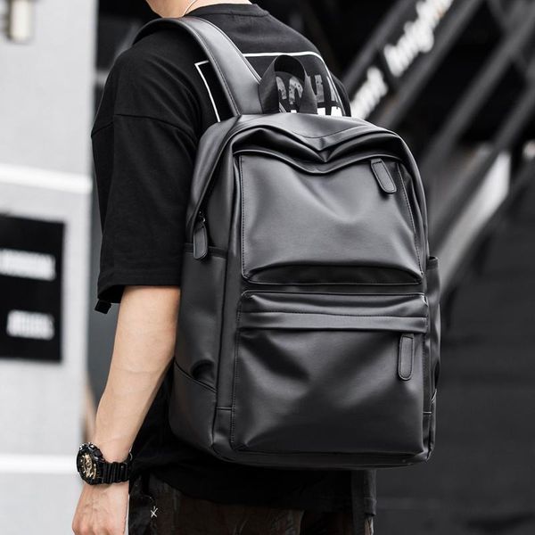 

backpack tidog fashion leather trend college style school