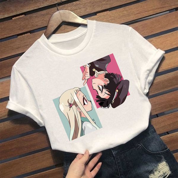 Kawaii Japanese Anime Toilet Bound Hanako Kun T Shirt Donna Inuyasha Tshirt Graphic T Shirt Y0629