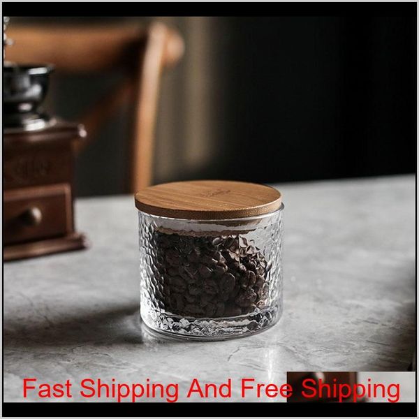 

transparent glass coffee bean tea container food storage jar with airtight seal bamboo lid,borosilicate glass food s jllrtn eatout