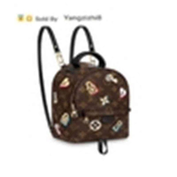 

yangzizhi8 backpacks m44367 palm springs mini women fashion 2019 business bags tote messenger bags softsided luggage rolling bag, Black;red