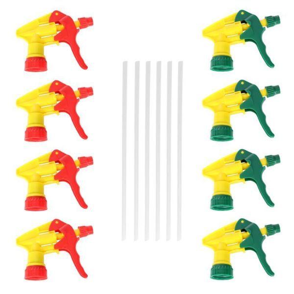 

storage bottles & jars 12pcs spray nozzles trigger heads versatile bottle replacement for gardening (random color)
