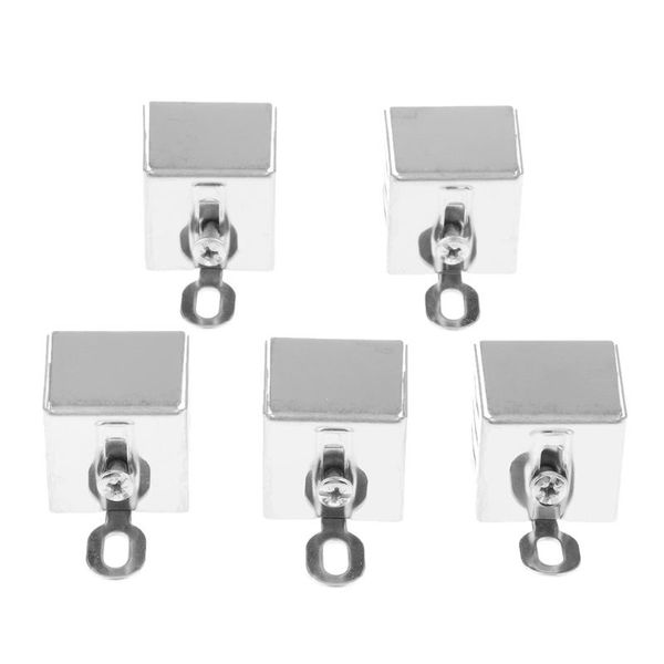 

5pieces curtain track accessories, window track send caps hooks finials