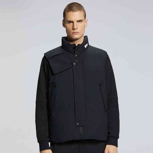 

spring new men's leisure and versatile comfortable and warm down vest, Black