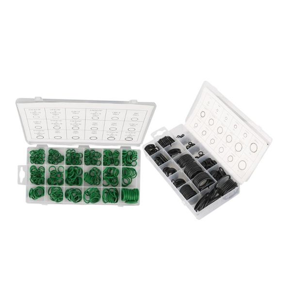 Attrezzature per l'irrigazione 250 pz/scatola Kit anello di tenuta NBR Spessore Guarnizione O-ring in gomma nitrilica Guarnizione O-ring di tenuta Set nero/verde