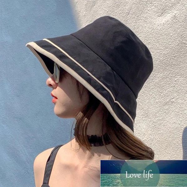 

wide brim hats outdoor women summer casual streetware beach fisherman big sun hat holiday, Blue;gray